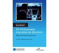De l'événement à sa mise en discours Regard interdisciplinaire - Anas Moutia - L'harmattan - broché - Revue