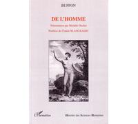 De l'homme - Georges-Louis Leclerc De Buffon - L'harmattan - broché - Essai