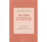 DE L'INDE. VOYAGES EN ASIE DE NICCOLO DE CONTI