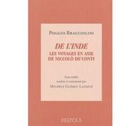 DE L'INDE. VOYAGES EN ASIE DE NICCOLO DE CONTI