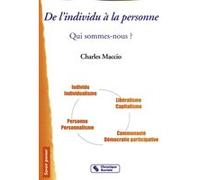 De l'individu a la personne Charles Maccio (Auteur)