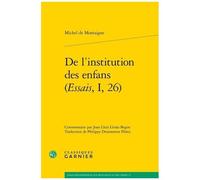 De L'institution Des Enfans (Essais, I, 26)