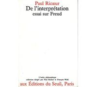 De l'interprétation. Essai sur Freud
