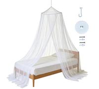 de lit à baldaquin couronne - Ensemble de rideaux en maille douce 60 x 250 x 900 cm, décoration élégante pour chambre à coucher | Design de chambre respirant, équipements de salon, systèmes de