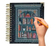 de livre robuste, planificateur de de lecture, notes de suivi de révision de 198 pages, d'écriture papier offrant une mise en page organisée, cahier de papeterie au design clas