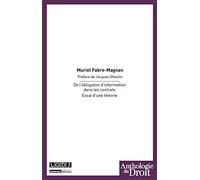 De l'obligation d'information dans les contrats