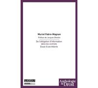 De l'obligation d'information dans les contrats