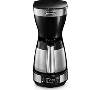 De Longhi Autentica ICM 16731 - Cafetière à filtre - 1,25 l - 1200 W - noir - inox