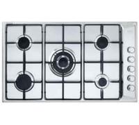 DE LONGHI DLI59DD Table de Cuisson La Gaz 90 CM 5 Feux 1 Triple Couronne Inox