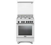 DE LONGHI DMW64LSG Cuisine 60Cm 4Foyers Four Électrique Idroclean Blanc Ce A