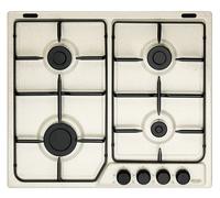 DE LONGHI FFS46ASV Table de Cuisson La Gaz 60CM 4 Feux Grilles Email Sable