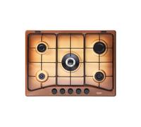 De Longhi FFT 57 ASV Table de cuisson encastrable 68 cm Gaz 5 feux Cuivre