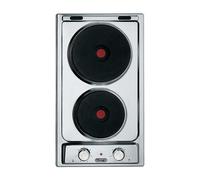 DeLonghi Plaque de cuisson électrique I23/2ER 30 cm 2 feux Inox 2900 W