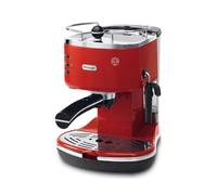 De Longhi Icona ECO311.R Machine à café expresso rouge pour café moulu et dosett