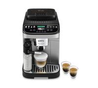 De'Longhi Magnifica Evo Next ECAM312.80.SB, Machine à Café Automatique avec Mousseur à Lait Automatique, Machine à Café Grains et Cappuccino avec Écran Tactile Intuitif, Argent/Noir