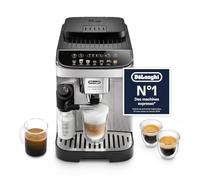 De’Longhi Magnifica Evo - Perfetto Machine à Café Automatique avec LatteCrema Mousseur à Lait Automatique, 7 Boissons en une Seule Touche, Commandes Soft Touch, Argent et Noir (ECAM292.81.SB)