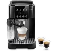 De’Longhi Magnifica Start - Perfetto Machine à Café Automatique avec LatteCrema Mousseur à Lait Automatique, 4 Boissons Enregistrées, Commandes Soft Touch, Noir et Gris (ECAM222.60.BG)