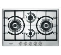 De Longhi NSL475X Table de Cuisson A Gaz en Acier Inoxydable 75 CM 5 Brûleurs