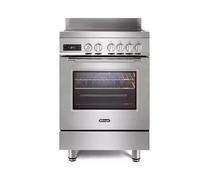 De'Longhi PRO 66 MXL dans la cuisine à induction, 60 cm, four électrique multifonctionnel, 4 zones, 1 pont, ligne professionnelle, Easy Steam, thermonventilée 3D, hydroclean, couleur inox, classe