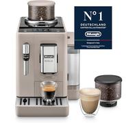 De’Longhi Rivelia - Perfetto Machine à Café Automatique, Mousseur à Lait Classique, 8 Boissons Enregistrées, Écran Tactile Couleur, Réservoir à Grains de Café Interchangeables, Noir (EXAM440.35.BG)