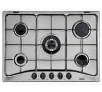 De Longhi Yaf57Asv Piano De Cuisson À Gaz 70Cm 4 Brûleurs Inox