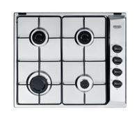 De Longhi YAL46ASV Table de Cuisson Inox A Gaz 58 CM 4 Feux Grilles Email