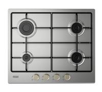 DE LONGHI YLG60F Table de Cuisson À Gaz Inox 60CM 4 Feux Grilles Email