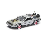 WELLY DIE CASTING Maquette DeLorean Time Machine Retour vers le futur III 1:24 Gris WE22444