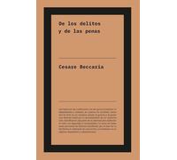 De los delitos y de las penas