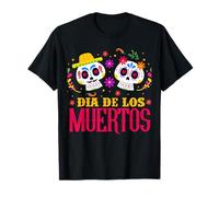 De Los Muertos La Catrina Day of The Dead Sugar Skull Women T-Shirt