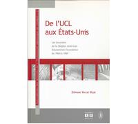 De l'UCL aux États-Unis Les boursiers de la Belgian American Educational Foundation de 1964 à 1969 - Stéphane Van De Velde - Academia Eds - broché - Essai