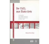De l'UCL aux États-Unis Stéphane Van De Velde (Auteur)