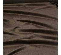 de luxe faux daim suédine tissu matière 225g - Chocolat - 1metre 150cm x 100cm