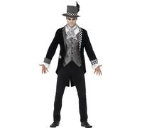 De Luxe Foncé Chapelier Fou Déguisement Mens Ladies Halloween Alice Neuf