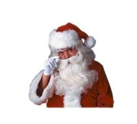 De Luxe Santa Barbe Et Perruque Ensemble Adultes Noël Déguisement Accessoire