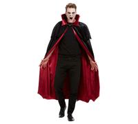 De Luxe Vampire Cape Professionnel Scène Qualité Velours Doublure Adultes Robe