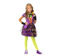 De Luxe Violet Filles Joker Déguisement Dc Comic Livre Enfants Halloween