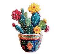 De Madera De Cactus - Juego Familiar Dee Dee Madera Divertido Para Ingenio, Arte Rompecabeza Flor Cactus | Para Adultos Familia Amigos Niños Accessories