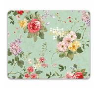 De Magnifiques Fleurs comme Une Princesse Endormie Tapis De Souris Douce Tapis Souris Antidérapante Mouse Pad pour Pc Bureau Travail 25X30Cm
