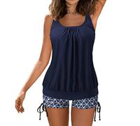 De Maillot pour Moi pour Femmes 2 pièces Maillots de Bain Hauts avec Shorty Maillots de Bain Coupe Ample Bikini Fille 6 Ans