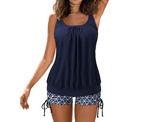 De Maillot pour Moi pour Femmes 2 pièces Maillots de Bain Hauts avec Shorty Maillots de Bain Coupe Ample Bikini Fille 6 Ans