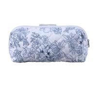 De Maquillage Matelassé De Capacité Fleur Fleur Cosmetic Toitrage Handbag Handing Rangement Base pour Les Femmes Cosmétique Matelassé