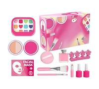 de Maquillage pour Kit Beauté Fille Anti-tâches de Maquillage | Coffret Cosmétique Princesse pour Anniversaire Salle de x Maison Salon Chambre Bureau Réunions
