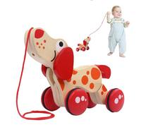 de marche à tirer - Chiot à tirer, à pousser avec ficelle, interactif pour pour filles et garçons | Jeu d'activité motrice, jeu d'apprentissage précoce amusant pour les jeune