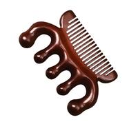 De Massage En - À Tête En De Santal Doré | De Massage Méridien À Cinq Doigts Pour Soulager Les Épaules Et Le Cou | Peignes Stimulateurs En De Santal À Double Usage