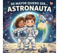 De mayor quiero ser astronauta: Libro infantil sobre el espacio, los astronautas, los cohetes y la exploración del universo para niños y niñas