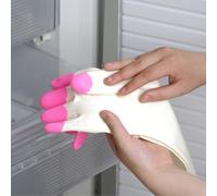 de Ménage en PVC Résistants à L'eau, Faciles à Nettoyer, de Vaisselle pour une Utilisation Hygiénique (PINK)