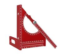 de menuisier - rapporteur en d'aluminium, rapporteur de charpentier ergonomique antidérapant, outils de construction antirouille pour menuiserie et coupe poutres