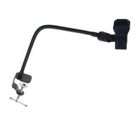 De microphone à base de serrage, bras flexible à col de cygne à 360 degrés, compatible avec divers microphones pour bureau et scène