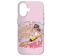 De Miss à Mrs Lets Get Wild Bachelorette Party Coque pour iPhone 17